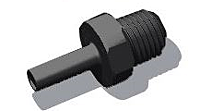 QCSAG Series Male National Pipe Thread (NPT) x Stem Polypropylene Connector (QCSAG-14-2M-BPP)